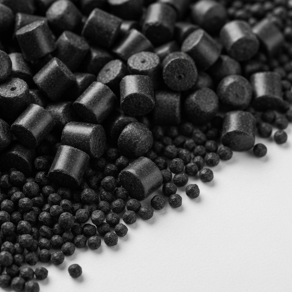 Black ABS Recycled Pellets
